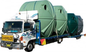 Rainwater Tank Delivery Truck